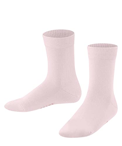 FALKE Uniseks - dzieci Skarpety Family K SO Zrównoważona Bawełna jednokolorowe 1 Para, Różowy (Powder Rose 8900), 35-38 (9-12 lata)