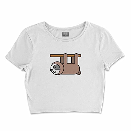 Bona Basics, Damski T-shirt basic, z nadrukiem cyfrowym, 100 bawełny, biały, swobodny, damski top, rozmiar: M, biały, M