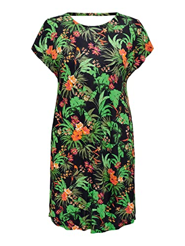 ONLY Damska sukienka ONLFLAWSOME S/S JRS sukienka, Night Sky/AOP:Tropical, S, Night Sky/Aop: tropical, S