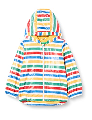 United Colors of Benetton Worek na sezon dla chłopców, Wielokolorowy wzór w paski 67 k, S