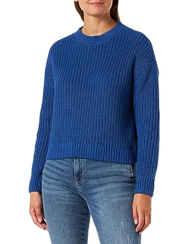 Bestseller A/S Damski sweter VMHILDA LS O-Neck GA NOOS, Beaucoup Blue, S, Beaucoup Blue, S