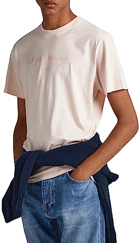 Pepe Jeans Koszulka męska Jayden, Różowy (Spritzer), XXL