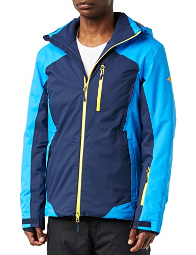 4F Męska kurtka SKI KUMN010 Dżinsy, Blue, M, Niebieski, M