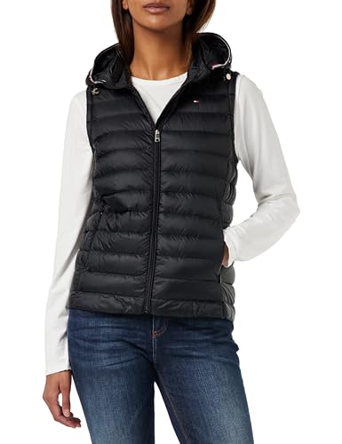 Tommy Hilfiger Heritage LW Down kamizelka damska pikowana, czarny, L