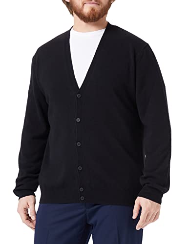 United Colors of Benetton Męski sweter kardigan M/L 1002u6653, czarny 100, XL