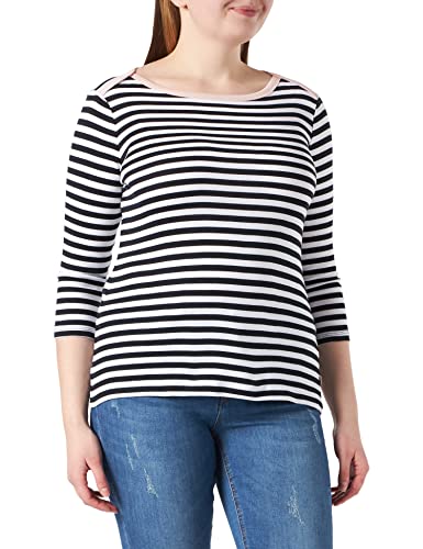 edc by ESPRIT T-shirt damski 991cc1k302, 002/Black 2, S