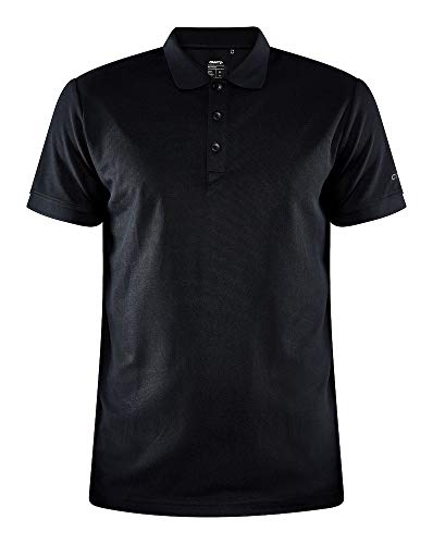 Craft Męska koszulka polo CORE Unify, czarna, XS, Czarny, XS