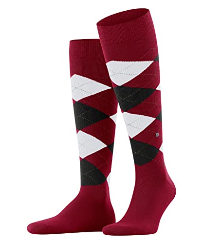 Burlington Mężczyźni King M KH Trwała Organiczna Bawełna długie z wzorem 1 Para, Czerwony (Cranberry 8033), 40-46