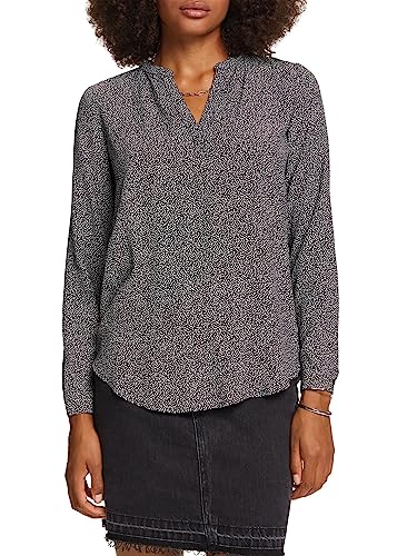ESPRIT Damska bluzka 993EE1F317, 005/BLACK 5, L, 005/Black 5, L