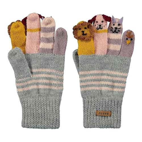 Barts Puppet Rękawiczki Ciężkie Dziewczyny i Dziewczyny, 0002-heather Grey, 3