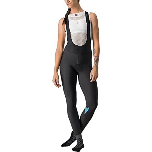 CASTELLI 4519544-324 VELOCISSIMA BIBTIGHT Legginsy damskie czarne/niebieskie/L
