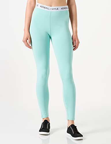 KENDALL & KYLIE Legginsy damskie, Pistachio Green, L
