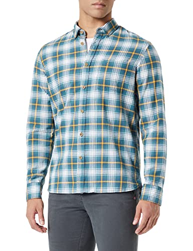 camel active Męska koszula 40911/8S11, benzyna, 3XL