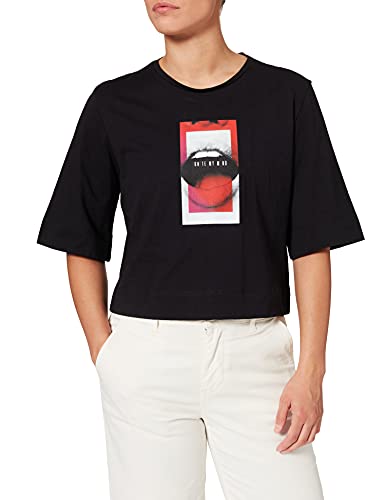 Sisley T-shirt damski, Bianco 911, XS