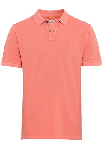 camel active Koszulka męska 409965/1P00, kolor czerwony (Coral Red), XXL, Coral Red, XXL