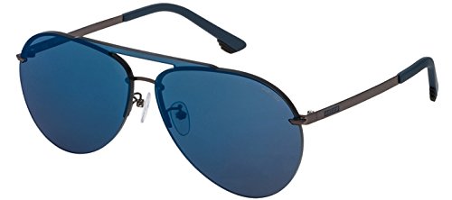 Police Okulary przeciwsłoneczne unisex SPL495, czarne, 1, czarny
