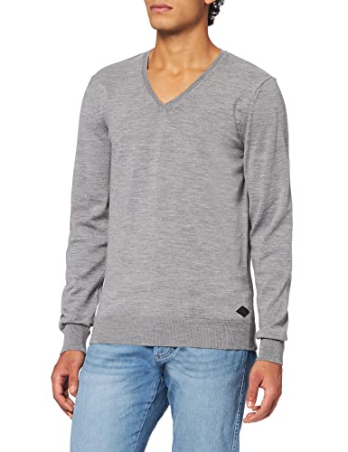 Replay sweter męski, M04 Grey Med Melange, XXL