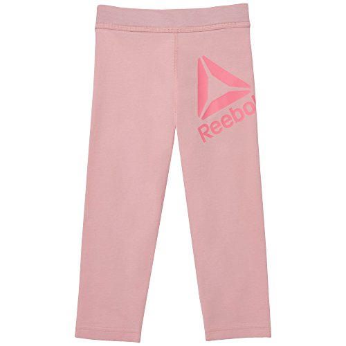 Reebok G to legginsy 7/8, dziewczęce, różowe – (squpnk)