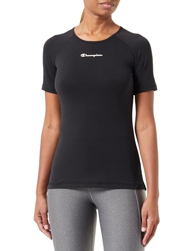 Champion Athletic C-Sport W-Stretch Blended Poly Tencel Jersey S-s Regular T-Shirt Damski, Czarny, M