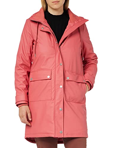 TOM TAILOR Damski płaszcz przeciwdeszczowy parka 1032473, 12341 - Faded Rose, XL