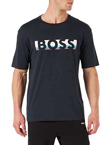 BOSS Koszulka męska, Ciemnoniebieski 403, S