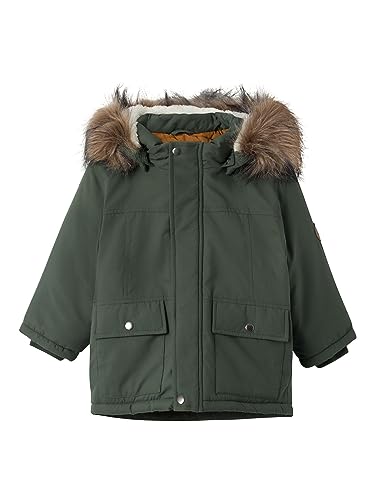NAME IT Nmmmarlin Parka Jacket Pb South kurtka chłopięca, Climbing Ivy., 122