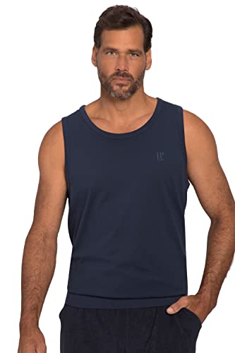 JP 1880 Męskie, duże rozmiary, duże rozmiary, odzież męska L-8XL, tank top, krój specjalny, do 8XL 719783, czarny i niebieski, 3XL