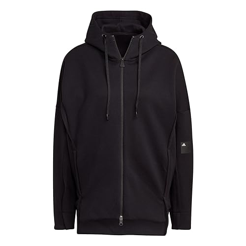 adidas Damska bluza z kapturem W Mv Lo Fz Hd, czarna, XXL, czarny, XXL