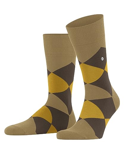 Burlington Mężczyźni Clyde M SO Organiczna Bawełna z wzorem 1 Para, Beżowy (Toffee 4670), 40-46