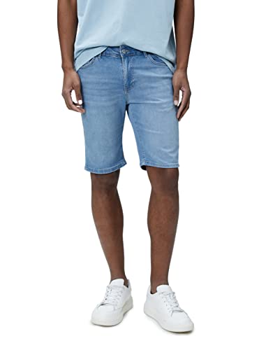 Koton Męskie szorty bawełniane z guzikami Denim Buttoned Pocket Detailed Cotton Shorts, Light Indigo (600), 31