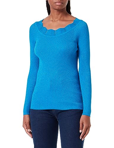 ICHI Sweter damski IHMOPAZ LS2, 184250/indygo, kolorowy, XL