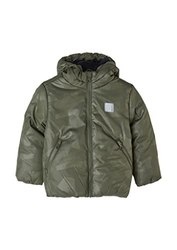 s.Oliver Junior Boy's kurtka z długim rękawem, khaki/Oliv AOP, 92