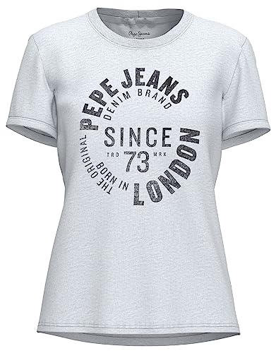 Pepe Jeans Damska koszulka Alessa, Biały (biały), XL
