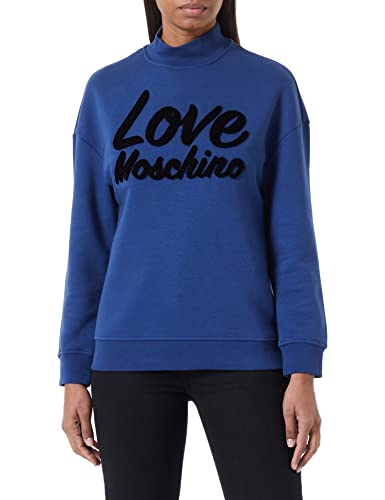 Love Moschino Bluza damska, NIEBIESKI, 68
