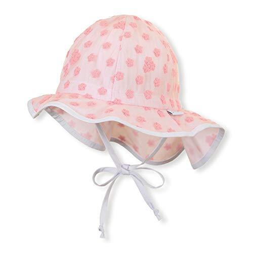 Czapka Sterntaler z Visor And Neck Ochronna Czapka Dziewczyna, Czerwony (Hellrot 814), X-Small (Taille fabricant: 51)