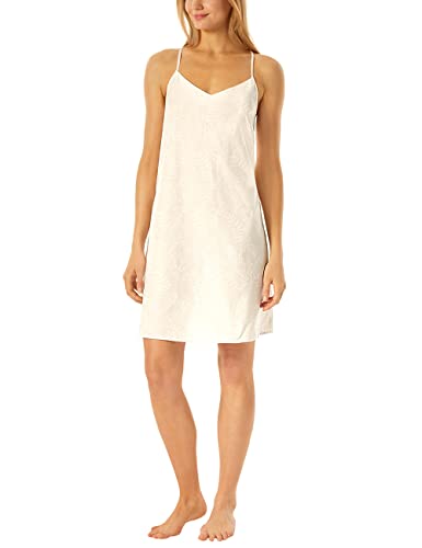 Schiesser Damska koszulka nocna Spaghetti, biały, 42