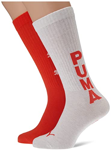 PUMA Męskie skarpety z logo Crew Sock, Oatmeal Combo, 39 EU