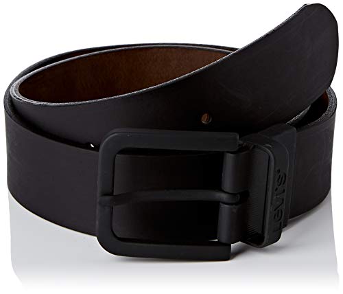 Levi's Dwustronny pasek metalowy z rdzeniem, czarny, 120