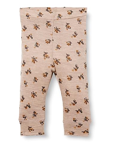 Bestseller A/S NBFWANG Wool Rib AOP XXIII legginsy, Sphinx, 56, Sphinx, 56 cm