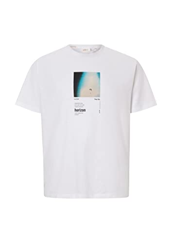 s.Oliver Big Size Męski t-shirt 131.10.203.12.130.2117148, 0100, XXL