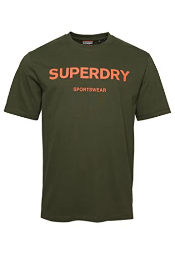 Koszulka męska z nadrukiem Superdry, Dark Moss, L