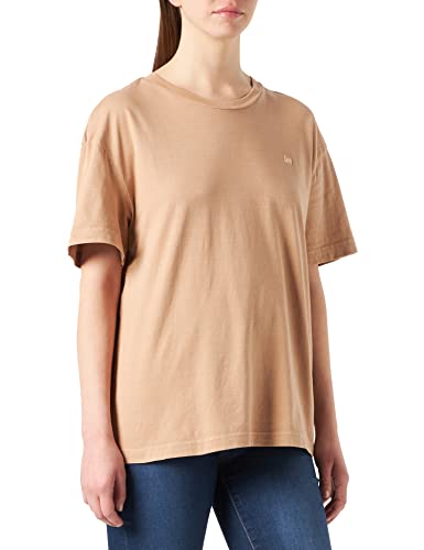 Lee Damska koszulka z okrągłym dekoltem, Oxford Tan, M