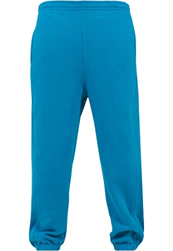 URBAN CLASSICS spodnie kombinezon bluzy mężczyźni ciepłe bawełniane spodnie męskie sportowe trening - dostępne w różnych kolorach i rozmiarach XS - 5XL, Turkusowy, XL