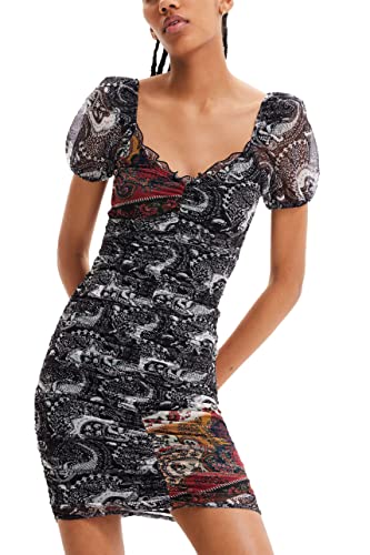 Desigual Sukienka damska, czarny, XS