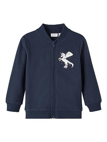 NAME IT Dziewczęcy kardigan Regular Fit, Dark Sapphire, 98 cm