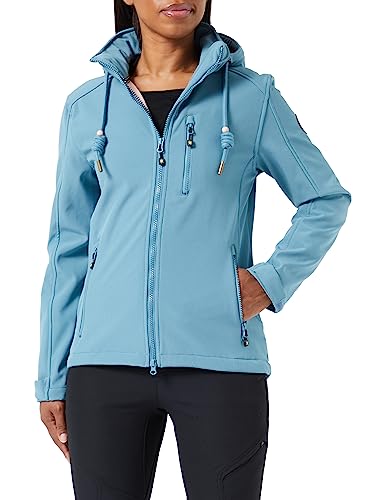 Damska kurtka softshell z odpinanym kapturem kurtka przejściowa Windbreaker #ankerglutfreude
