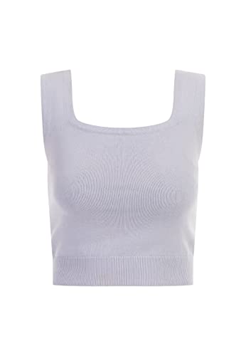 faina myMo damski top z dzianiny 12426720, liliowy, XL, bez, XL