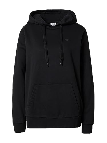 4F Damska bluza, Głęboki czarny, XL