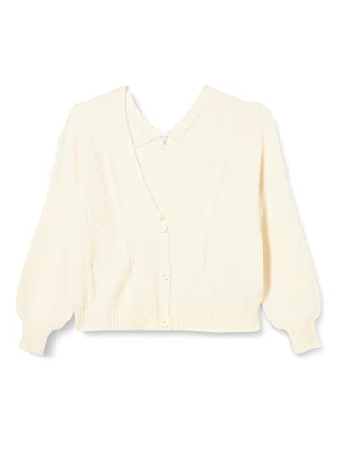 ONLY Damska kurtka z dzianiny Onlkatia L/S Structure Cardigan KNT Noos, Whitecap Gray/Detail:w. Melange, 3XL