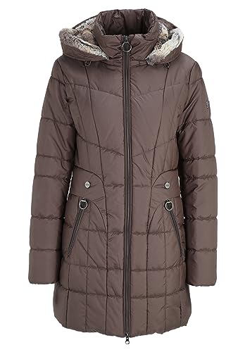 Betty Barclay Damska kurtka outdoorowa z odpinanym kapturem, brązowy, 40